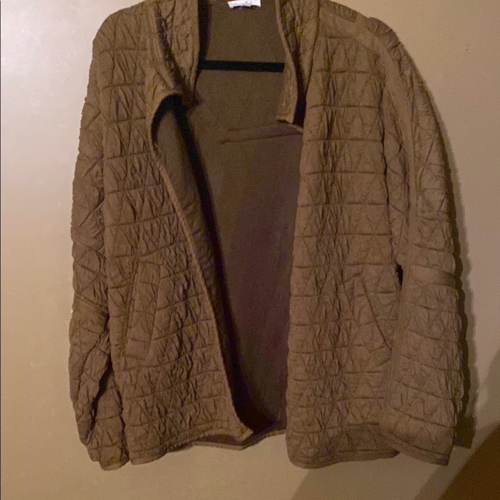 LA MIEL Brown Teddy Jacket Soft Plush Design